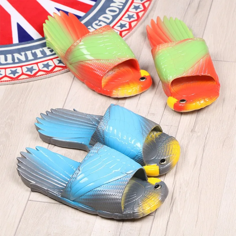 Creative Personality Parrot Slippers Female Summer Parent-child Children Lovely Bath Home Go Out Beach Bird Sandals Flip Flops
Creative Personality Parrot Slippers Female Summer Parent-child Children Lovely Bath Home Go Out Beach Bird Sandals Flip Flops