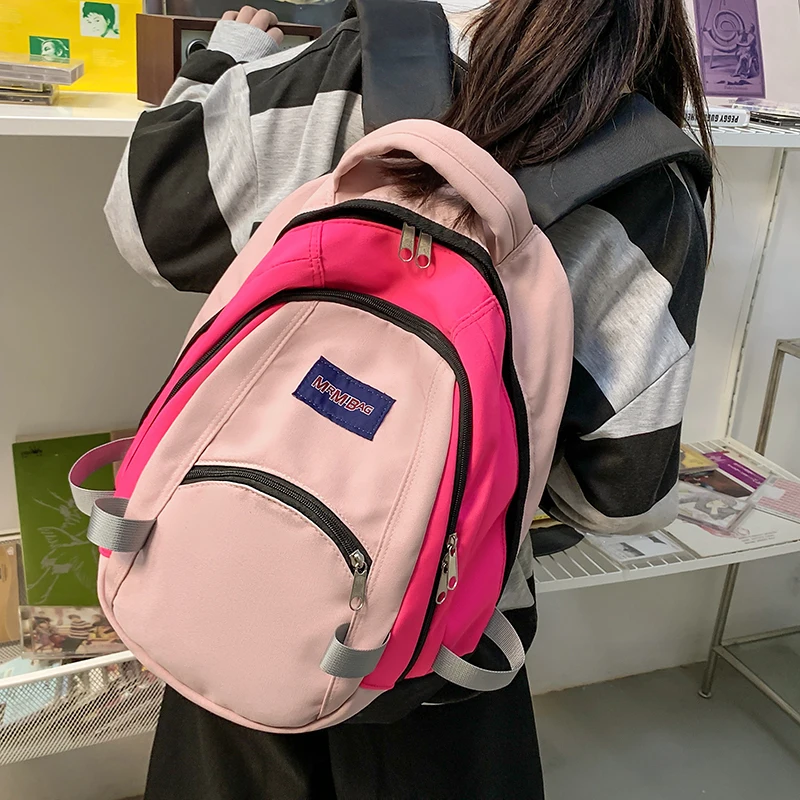 New Patchwork Waterproof Nylon Women Backpack Cute Schoolbag For Teenage Girls Boys Cool Female College Student Backpack BookBag
New Patchwork Waterproof Nylon Women Backpack Cute Schoolbag For Teenage Girls Boys Cool Female College Student Backpack BookBag