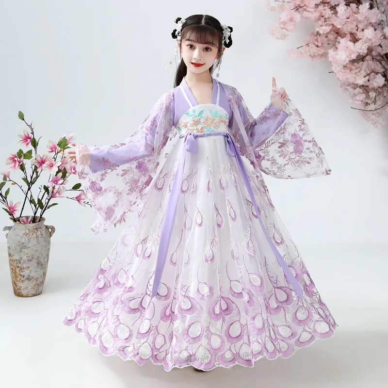 Traditional Chinese Girls Fairy Costume New Year Outfit for Girl Hanfu Dress Children Chinese Style Tang Photography Cosplay
Traditional Chinese Girls Fairy Costume New Year Outfit for Girl Hanfu Dress Children Chinese Style Tang Photography Cosplay