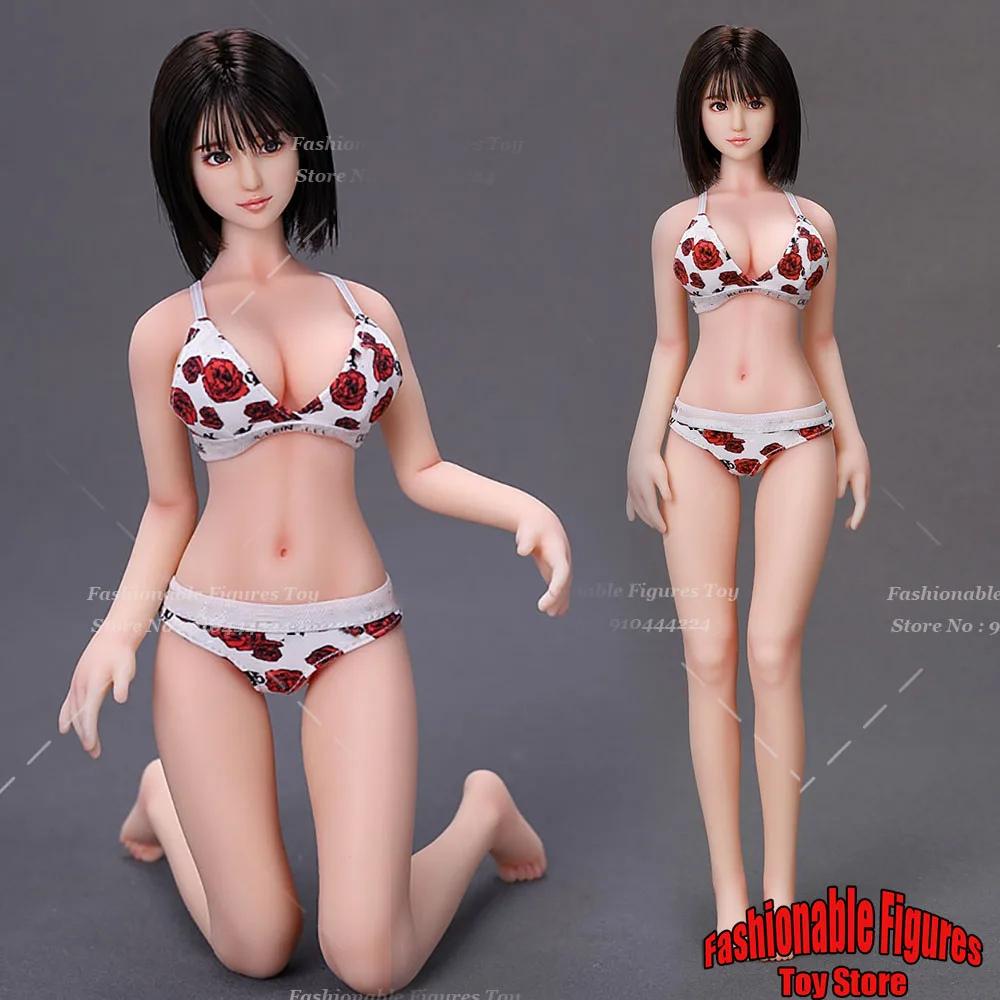 

Customized 27XL 1/6 Female Soldier Body Lolita Girl Seamless Silicone Big Chest 12" Action Figure Fit OB CG HT Head Model Dolls