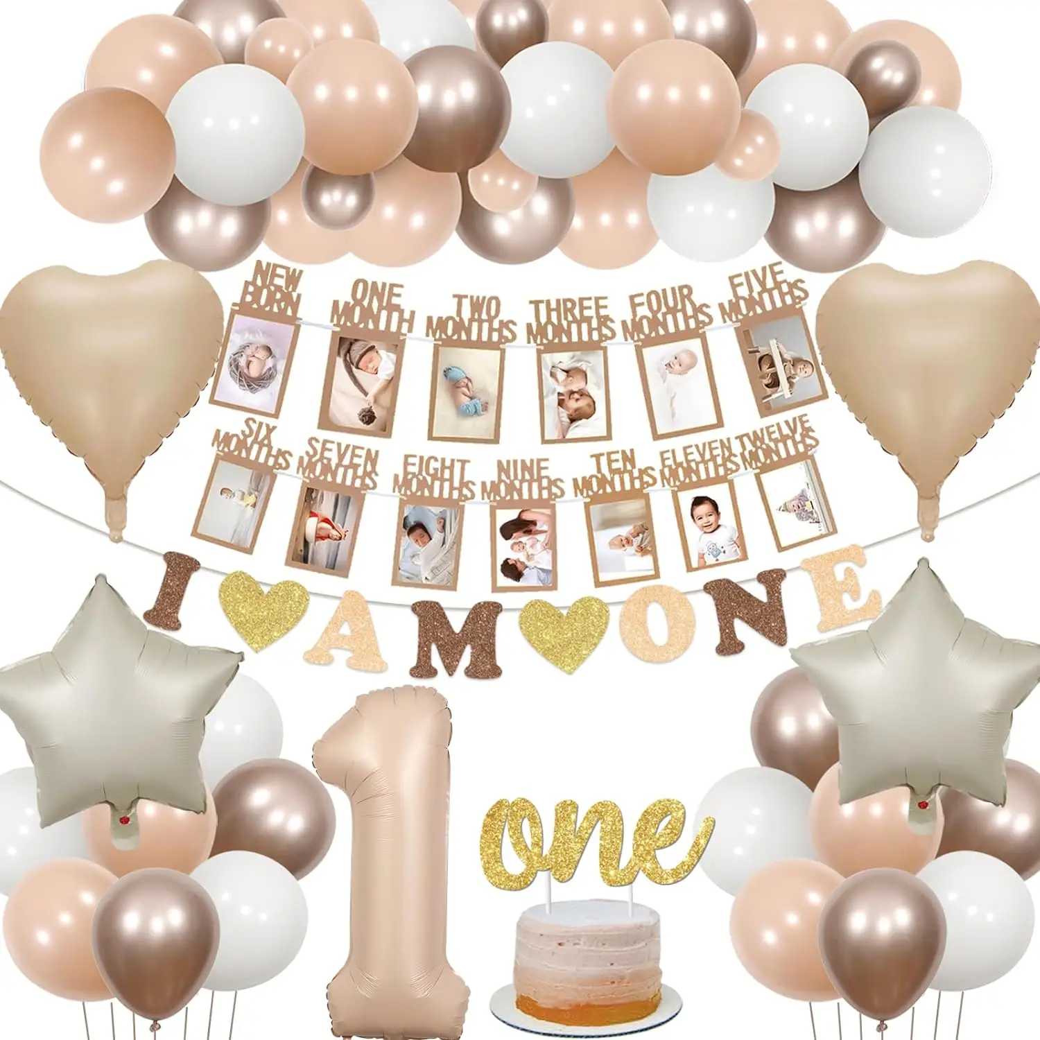 Boho Birthday Party Decorations, Baby Girl, Boy, Neutral, Beige, Sand Cream, Balloon Kit, Coffee, Brown, I Am One, Photo Banner
Boho Birthday Party Decorations, Baby Girl, Boy, Neutral, Beige, Sand Cream, Balloon Kit, Coffee, Brown, I Am One, Photo Banner
