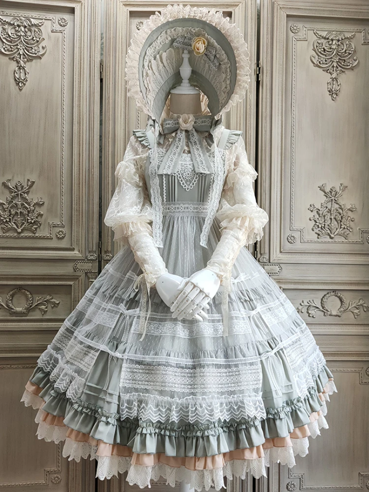 

Lolita Camellia Bloom Cla Elegant Jsk Dress with Veil by Alice Girl