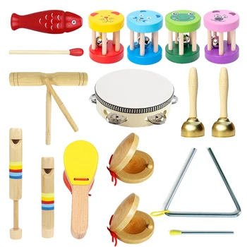 어린이용 나무 장난감 유모차 운반 휴대용 소형 컴팩트, 1-3 세 아기, 생일 선물, 박수 보드 TMZ 상품 이미지