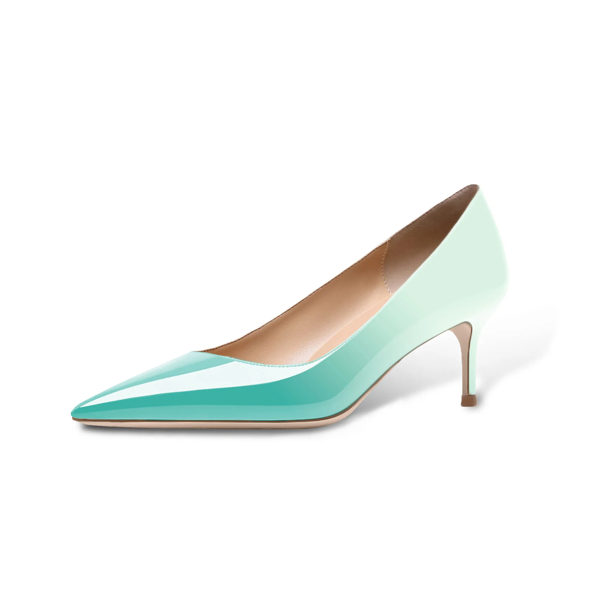 Odernee Women's Pointed Toe Slip On Gradient Patent Leather Elegantes Mid Heel Pumps Evening Dress Shoes Prom 6.5CM
Odernee Women's Pointed Toe Slip On Gradient Patent Leather Elegantes Mid Heel Pumps Evening Dress Shoes Prom 6.5CM