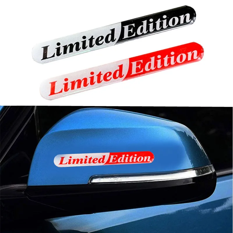 

3D Limited Edition Emblem Car Sticker Resin Gel Reflective Decal Auto Motorcycle Tank Bumper Trunk Sticker Car Decor Decal