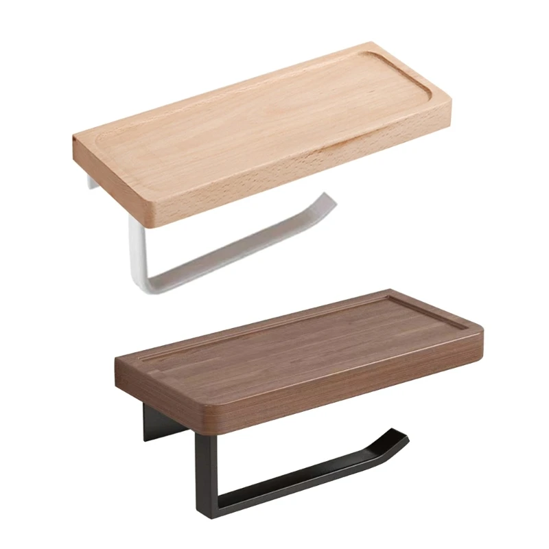 Toilet Paper Roll Holder with Wood Tray Wall Mount Bathroom Shelve Farmhouse Single Roll Tissue Holder Easy to Drop Shipping
Toilet Paper Roll Holder with Wood Tray Wall Mount Bathroom Shelve Farmhouse Single Roll Tissue Holder Easy to Drop Shipping
