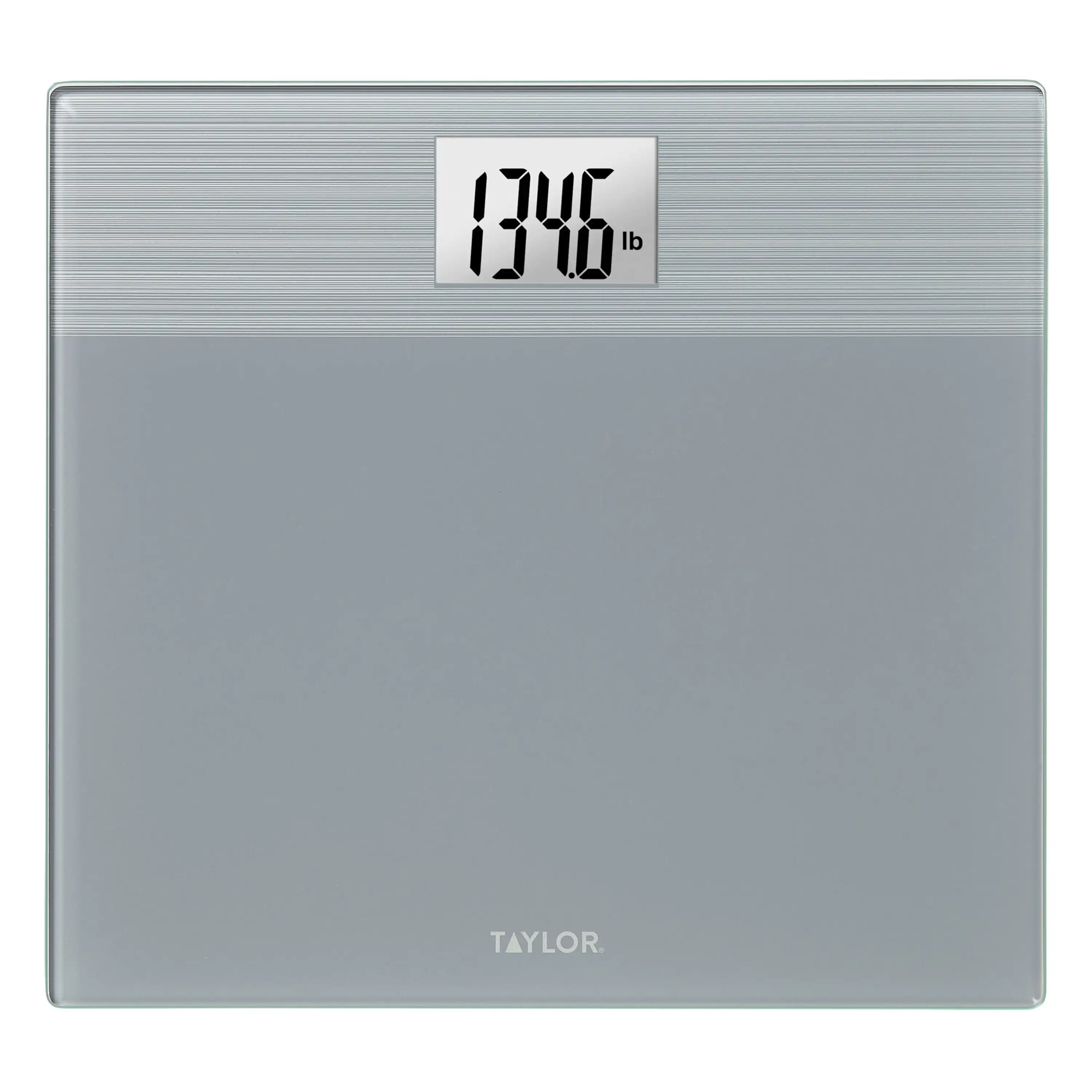 

Taylor 500 lb Digital Glass High Capacity Scale Extra Wide Platform Battery Operated Silver