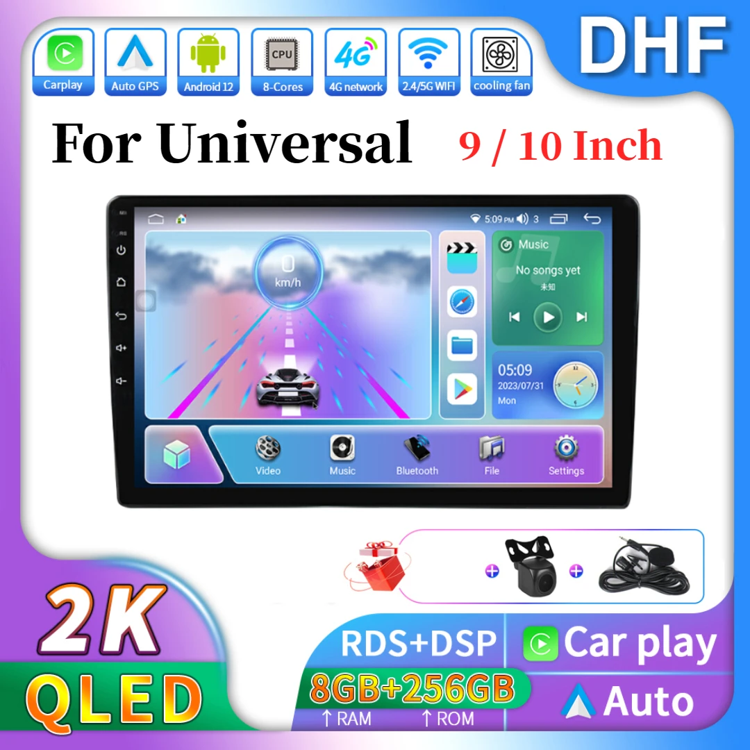 DHF 7 9 10 Inch Universal Car Radio 2 Din Android Multimedia Player Stereo GPS CarPlay For Volkswagen Nissan Kia Toyota Hyundai
DHF 7 9 10 Inch Universal Car Radio 2 Din Android Multimedia Player Stereo GPS CarPlay For Volkswagen Nissan Kia Toyota Hyundai