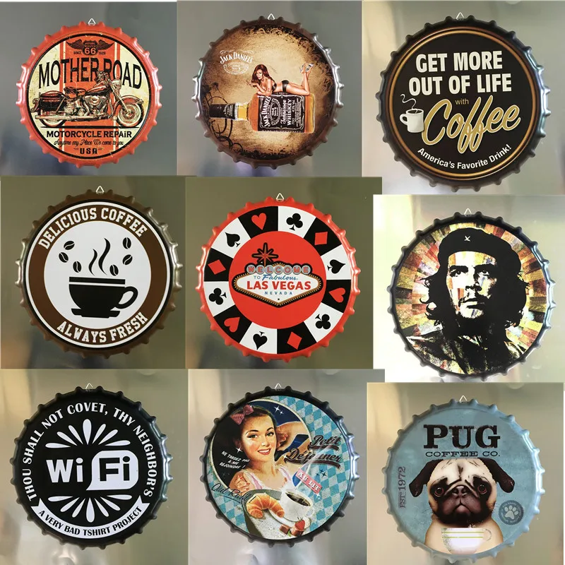 Beer Bottle Cap Beer Vintage Metal Tin Signs Capsules Cafe Bar Signboard Wall Decor Shabby Chic Retro Plaque Metal Poster
Beer Bottle Cap Beer Vintage Metal Tin Signs Capsules Cafe Bar Signboard Wall Decor Shabby Chic Retro Plaque Metal Poster