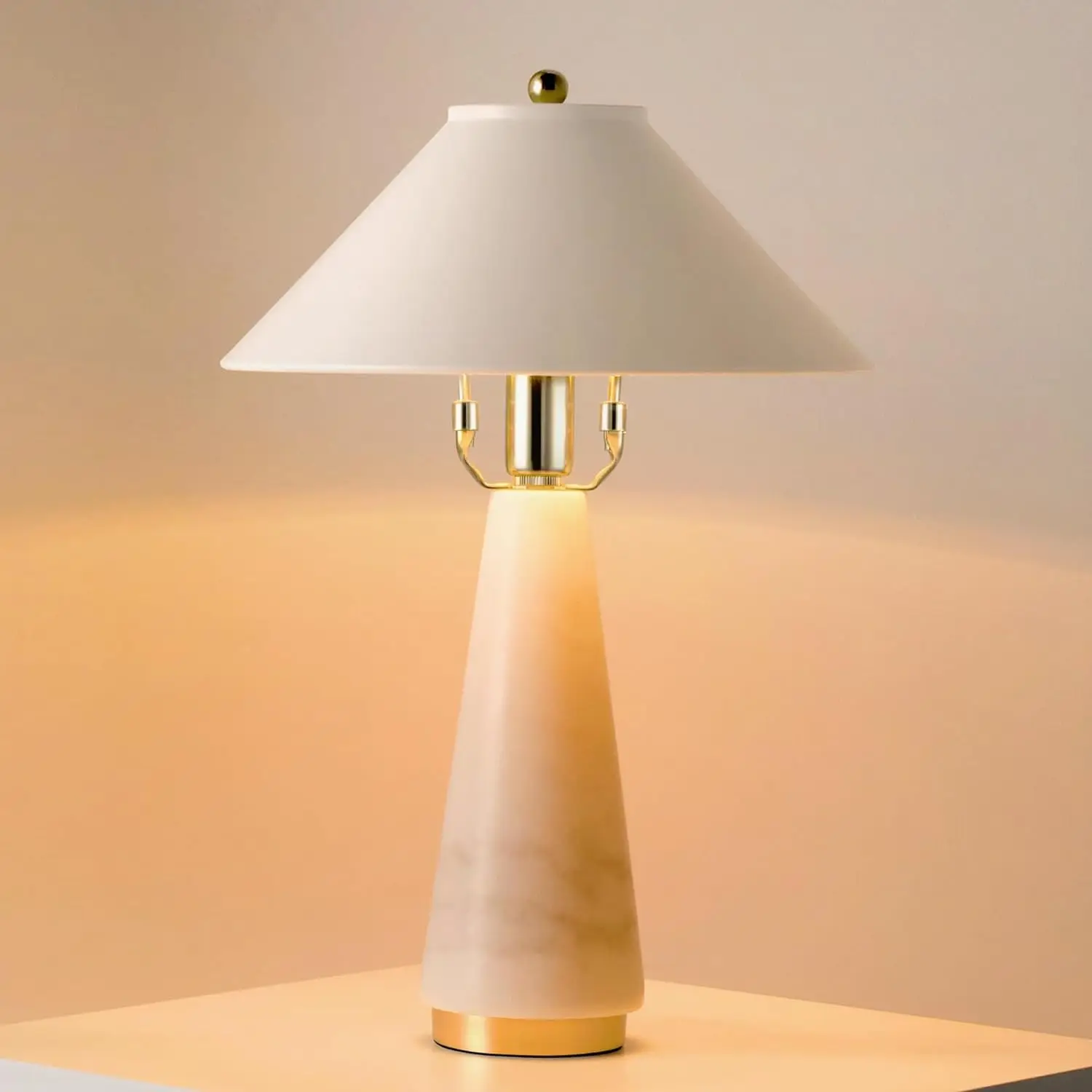Lamp, Bedside Lamps with 4W LED Bulb, Natural Marble Base, Metal Lampshade, 3000K Color, On/Off Switch Nightstand Lamp, Mid-Cent
Lamp, Bedside Lamps with 4W LED Bulb, Natural Marble Base, Metal Lampshade, 3000K Color, On/Off Switch Nightstand Lamp, Mid-Cent
