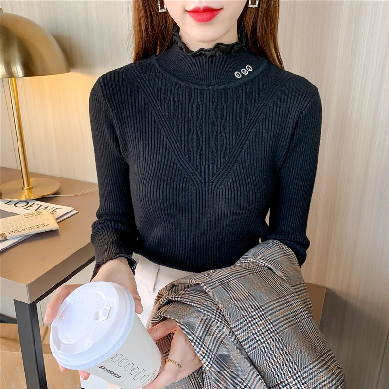 Ladies New Fashion Lace Stitching Pullover Sweater Women Clothes Girls Autumn Casual Knitwear Female Woman OL Sweaters Py2622-1
Ladies New Fashion Lace Stitching Pullover Sweater Women Clothes Girls Autumn Casual Knitwear Female Woman OL Sweaters Py2622-1