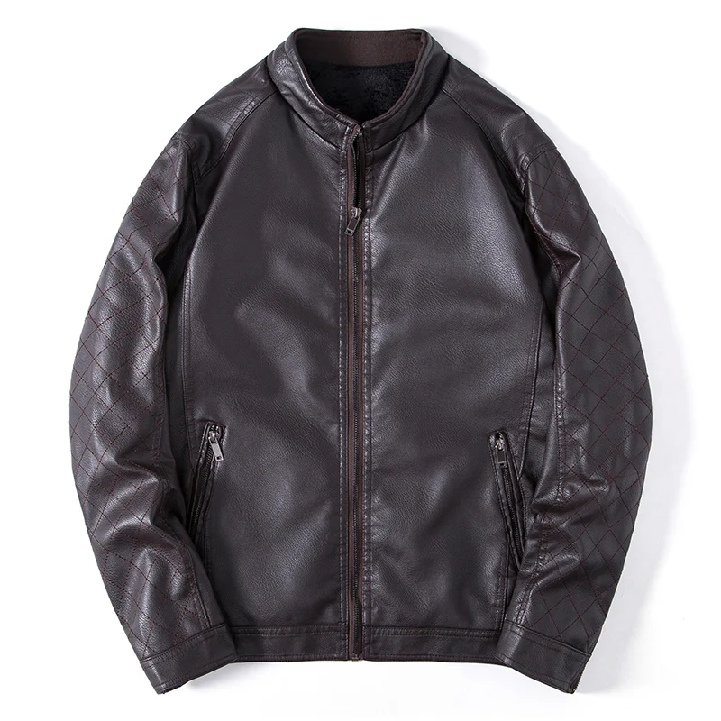 Men Fleece Pu Leather Jacket 2022 New Racing Suit Winter Outwear Casual Motorcycle Clothing Stitching Male Jacket Leather Jacket
Men Fleece Pu Leather Jacket 2022 New Racing Suit Winter Outwear Casual Motorcycle Clothing Stitching Male Jacket Leather Jacket
