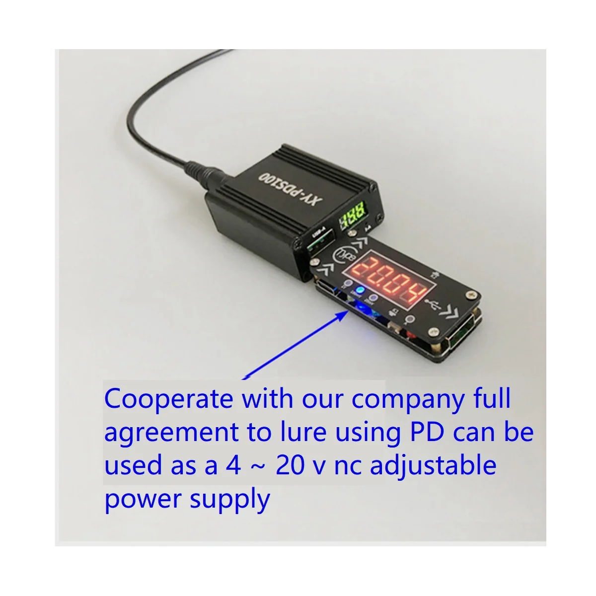DC12-28V 100W PD Car Charger Desktop Dual Port VOOC PD3.0 Flash Charge QC4+ Module for SCP/ PD 
DC12-28V 100W PD Car Charger Desktop Dual Port VOOC PD3.0 Flash Charge QC4+ Module for SCP/ PD