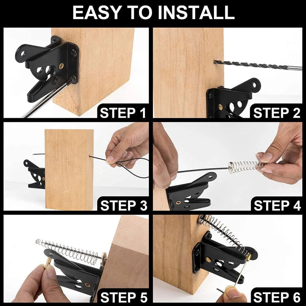 Latch Gate Latch Fences Gate Gate Cable Pull Self Locking Spring Yard Fences 1 Set Adjustable Black Gravity Latch
Latch Gate Latch Fences Gate Gate Cable Pull Self Locking Spring Yard Fences 1 Set Adjustable Black Gravity Latch