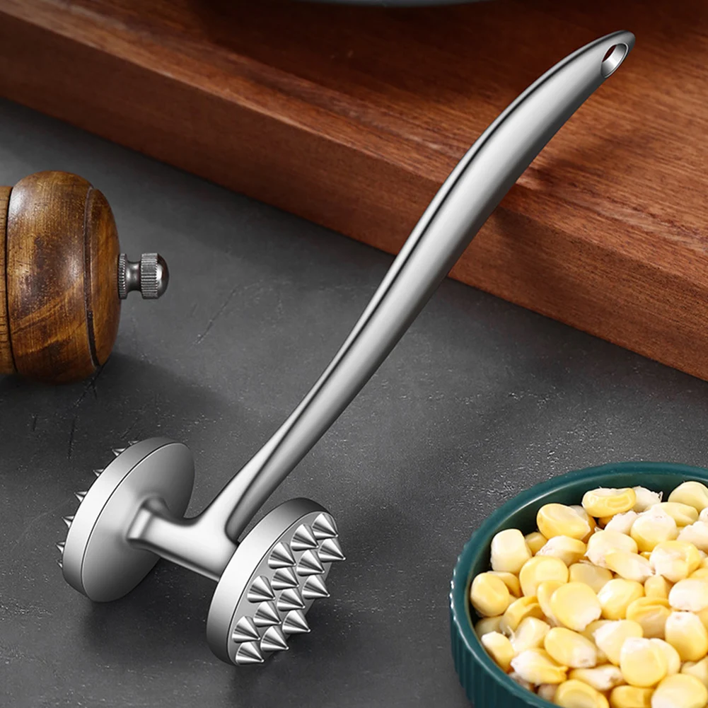 Flesh Floss Tender Meat Hammer Creative Loose Tenderizers Pounders Stainless Steel Multifunction Anti-skid Handle Kitchen Tool
Flesh Floss Tender Meat Hammer Creative Loose Tenderizers Pounders Stainless Steel Multifunction Anti-skid Handle Kitchen Tool