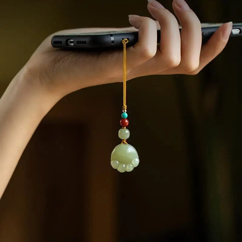 Zhaocai Lucky Cat Claw Jade Mobile Phone Pendant Cute Short Anti Loss U Disk Pendant Men's and Women's Student Bag Pendant
Zhaocai Lucky Cat Claw Jade Mobile Phone Pendant Cute Short Anti Loss U Disk Pendant Men's and Women's Student Bag Pendant