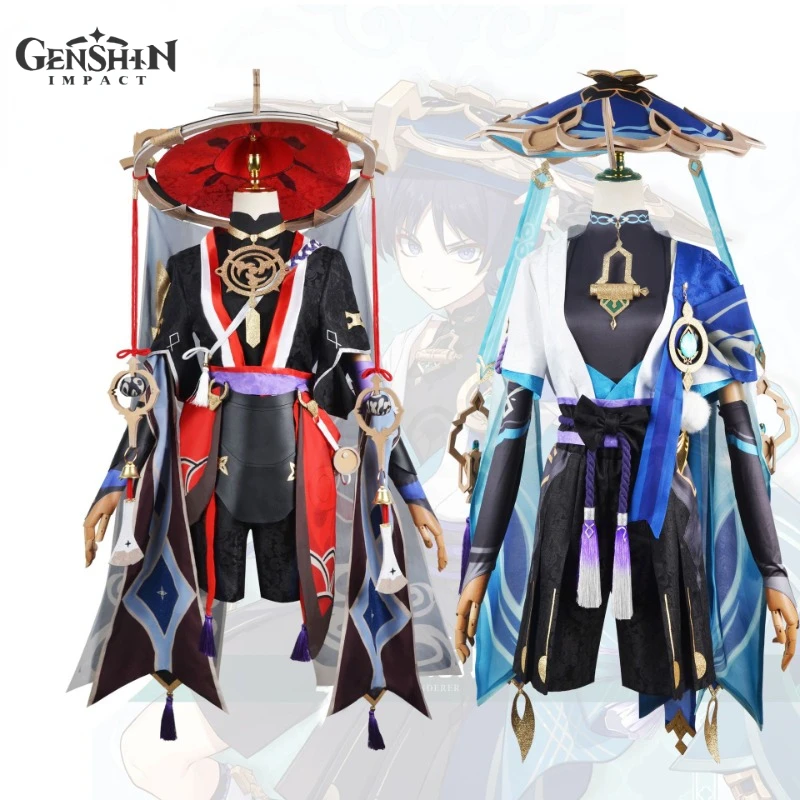 Genshin Impact Game Wanderer Cosplay Costume Wig Halloween Christmas Performance Props Party Anime Uniform Balladeer Kunikuzushi
Genshin Impact Game Wanderer Cosplay Costume Wig Halloween Christmas Performance Props Party Anime Uniform Balladeer Kunikuzushi