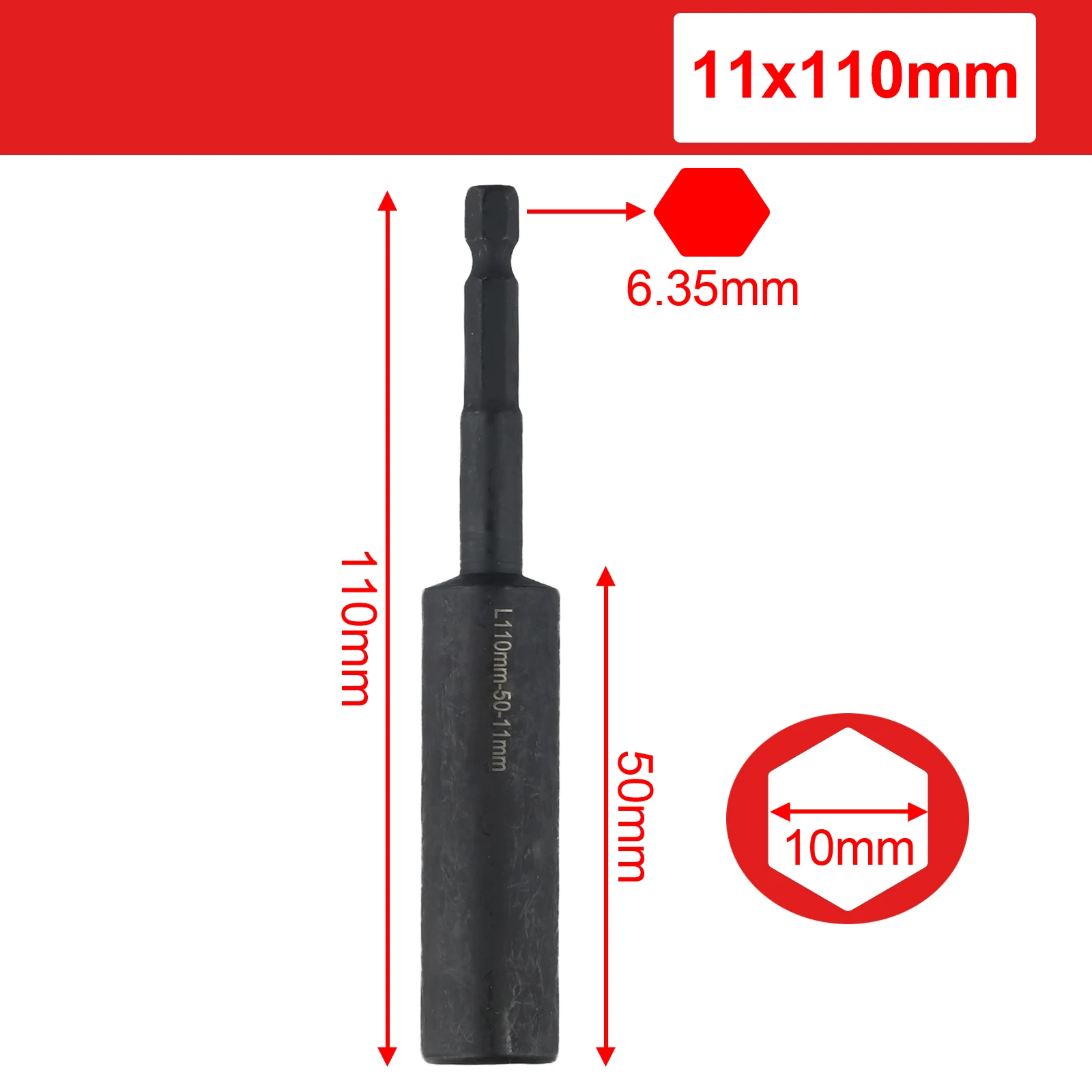 Deepen Hex Socket Drill Bits 1/4" Hex Shank 110mm Length Power Nut Driver Drill Bit Screwdriver Key Head Hand Tools
Deepen Hex Socket Drill Bits 1/4" Hex Shank 110mm Length Power Nut Driver Drill Bit Screwdriver Key Head Hand Tools