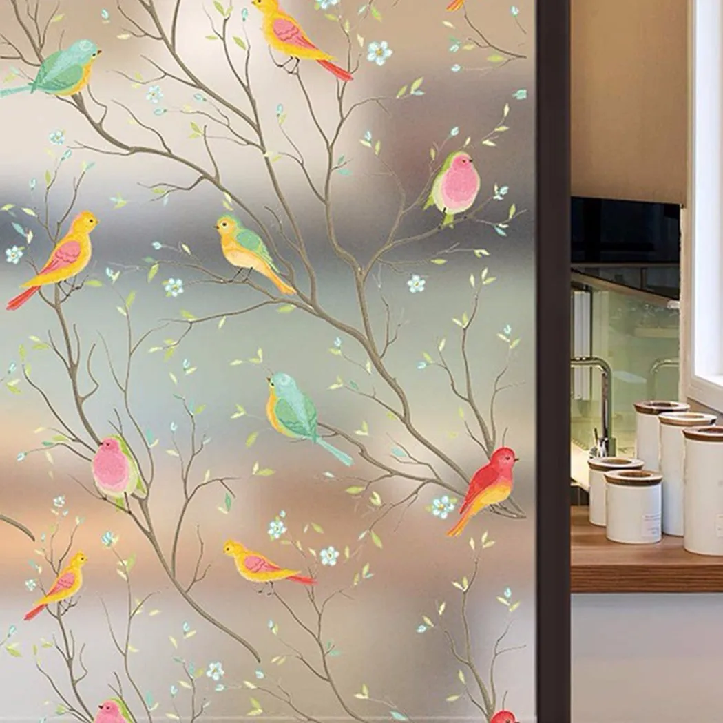 Art Decor Blue Deer Wall Sticker Flowers Wall Sticker Door Decal Pure Frosted Bird Design Elegant Casement Film Sticker
Art Decor Blue Deer Wall Sticker Flowers Wall Sticker Door Decal Pure Frosted Bird Design Elegant Casement Film Sticker