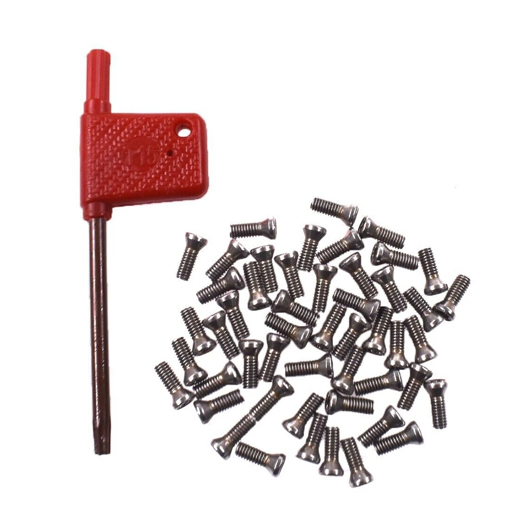 Brand New Screws Torx Machine Screw Steel With Wrench 50* 50pcs For Carbide Inserts For Lathe Tool & Screwdriver
Brand New Screws Torx Machine Screw Steel With Wrench 50* 50pcs For Carbide Inserts For Lathe Tool & Screwdriver
