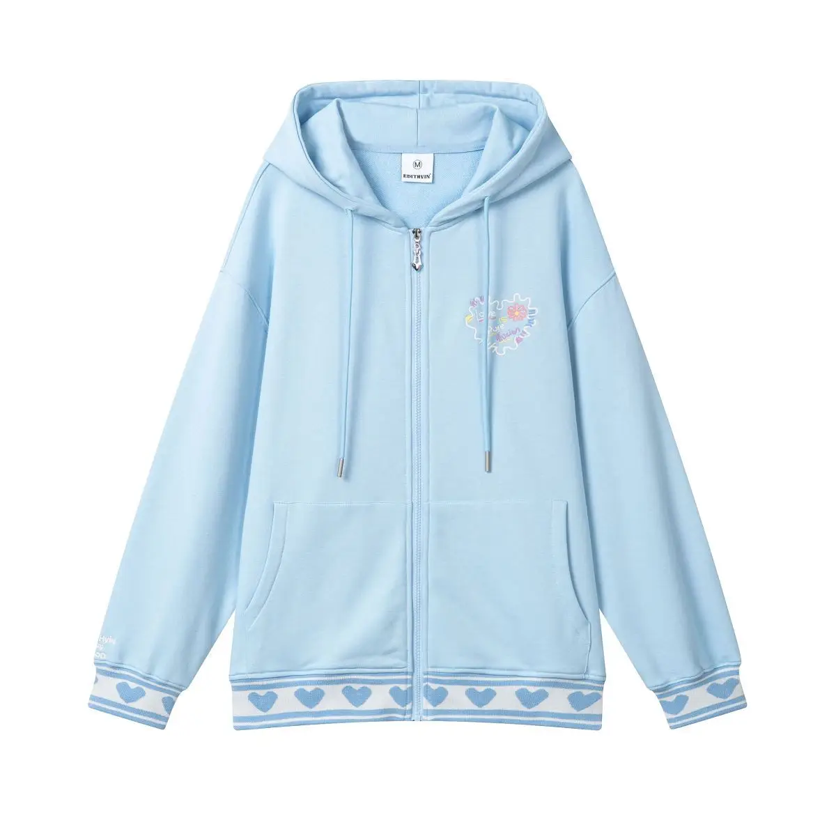 Japanese Style Casual Hoodies Women Heart Floral Print Cute Hoody Sweatshirts Loose Kawaii Hooded Student Zip Up Jackets Top
Japanese Style Casual Hoodies Women Heart Floral Print Cute Hoody Sweatshirts Loose Kawaii Hooded Student Zip Up Jackets Top