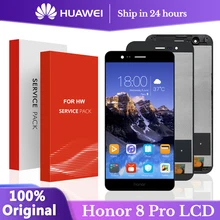 Ensemble écran tactile LCD avec châssis, 5.7 pouces, pour Huawei Honor 8 Pro V9, Original, DUK-L09, DUK-AL20=