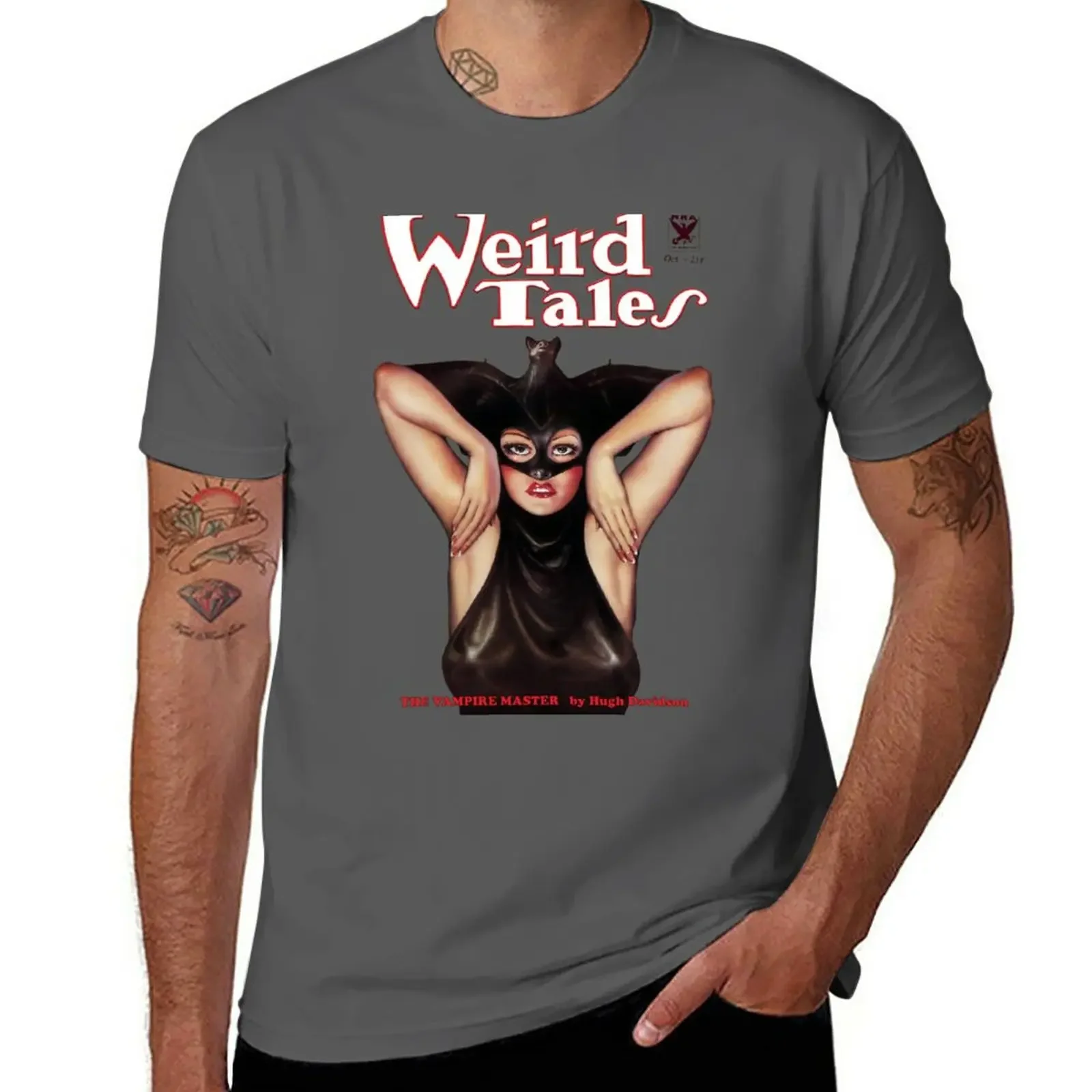 Weird Tales - Vintage Pulp Cover Art - Beautifully Restored T-Shirt anime tops funnys plain white t shirts men
Weird Tales - Vintage Pulp Cover Art - Beautifully Restored T-Shirt anime tops funnys plain white t shirts men