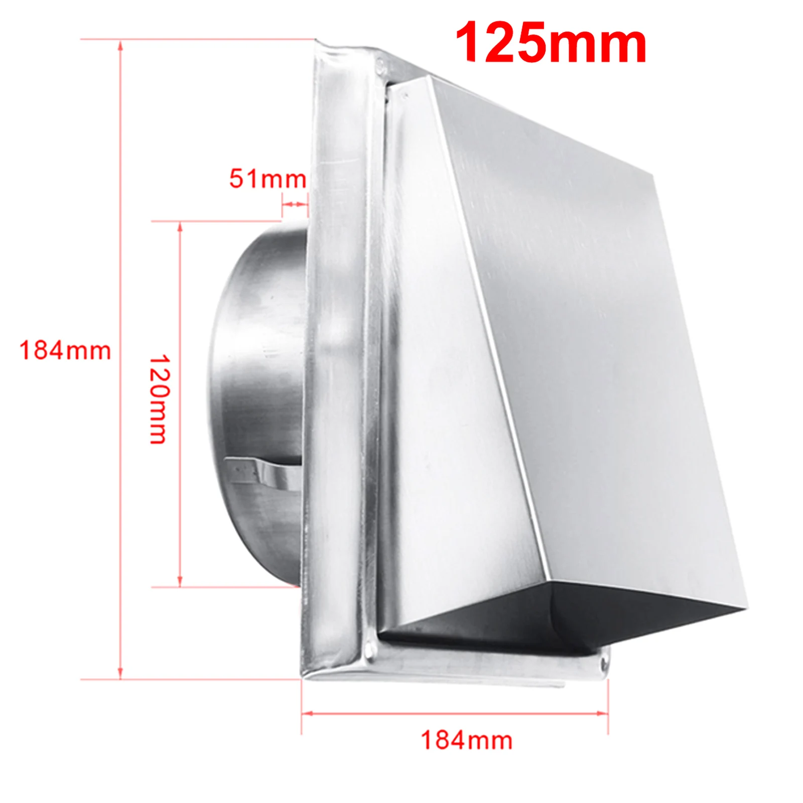 Stainless Steel Air Outlet Wall Ceiling Air Vent Waterproof Vents Cap 125 150mm Ducting Ventilation High Quality
Stainless Steel Air Outlet Wall Ceiling Air Vent Waterproof Vents Cap 125 150mm Ducting Ventilation High Quality