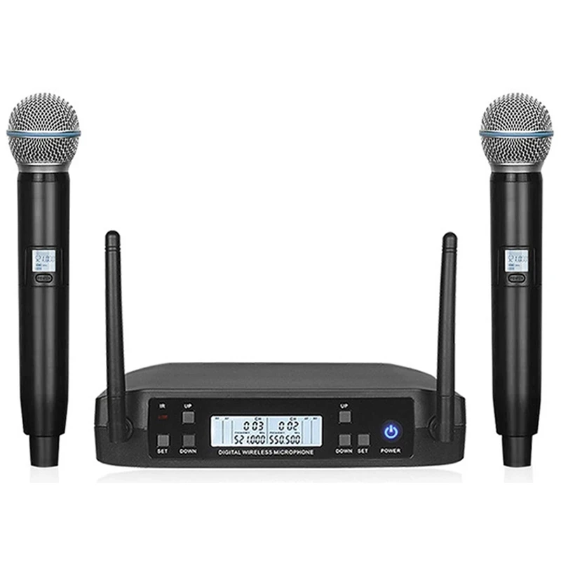 

Hot Professional FM GLXD4 Beta87a Handheld Dynamic Mic Vocal Microfone Beta58a Wireless Microphone Sm58 GLXD4