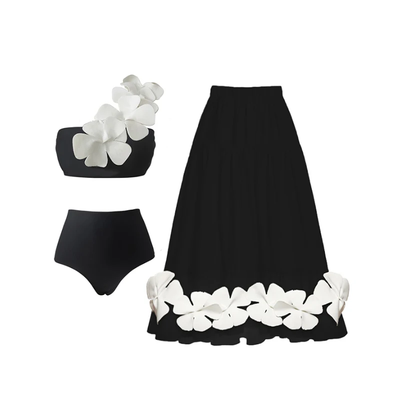 White Flower Swimsuit Women 2023 High Waist Skirt Bikini Black Monokini Brazilian Conservative Bathing Suit Swimwear Beachwear
White Flower Swimsuit Women 2023 High Waist Skirt Bikini Black Monokini Brazilian Conservative Bathing Suit Swimwear Beachwear