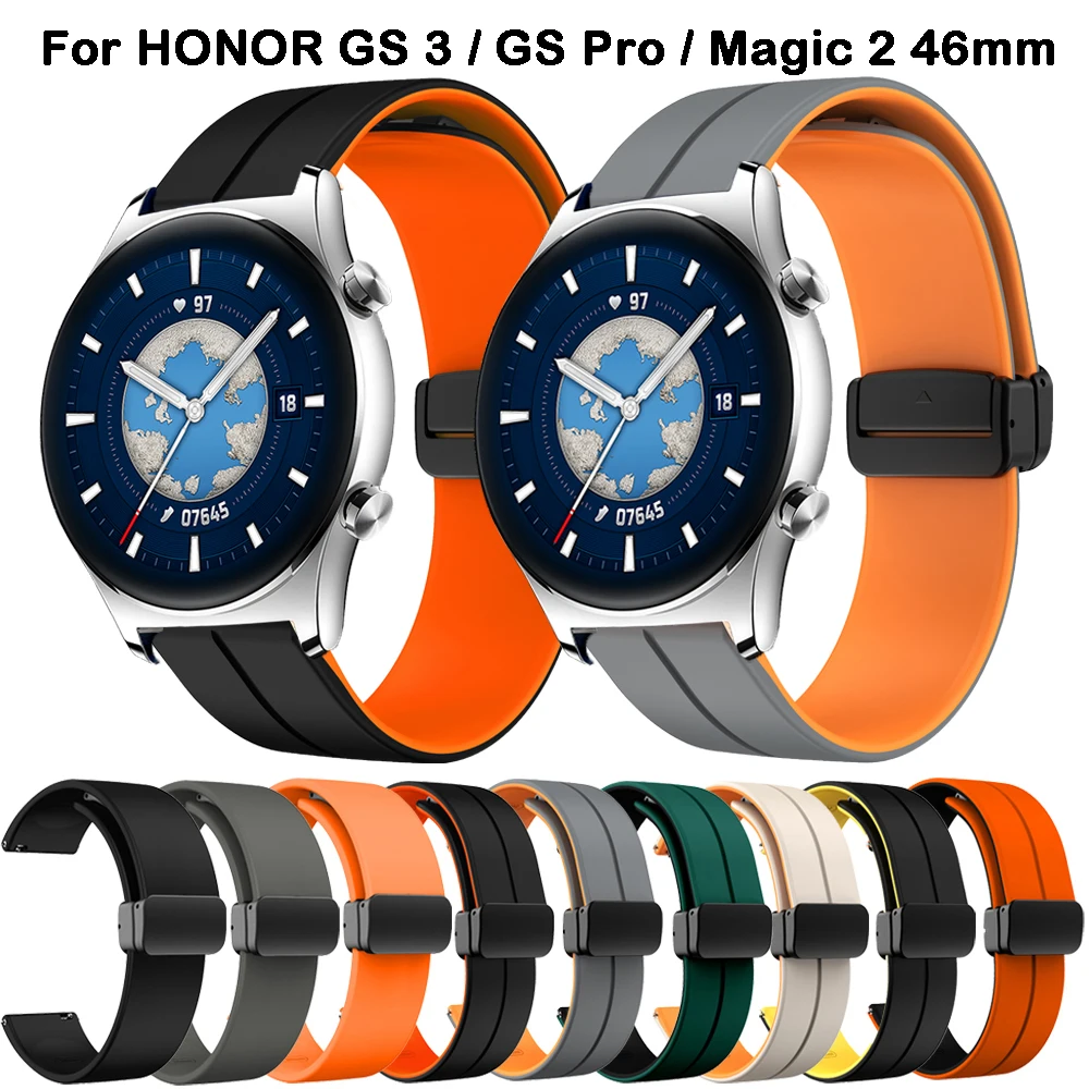 Ремешок для смарт-часов Honor Watch GS 3 / GS Pro, силиконовый спортивный сменный Браслет для Honor Magic Watch 2 46 мм, 22 мм
Ремешок для смарт-часов Honor Watch GS 3 / GS Pro, силиконовый спортивный сменный Браслет для Honor Magic Watch 2 46 мм, 22 мм