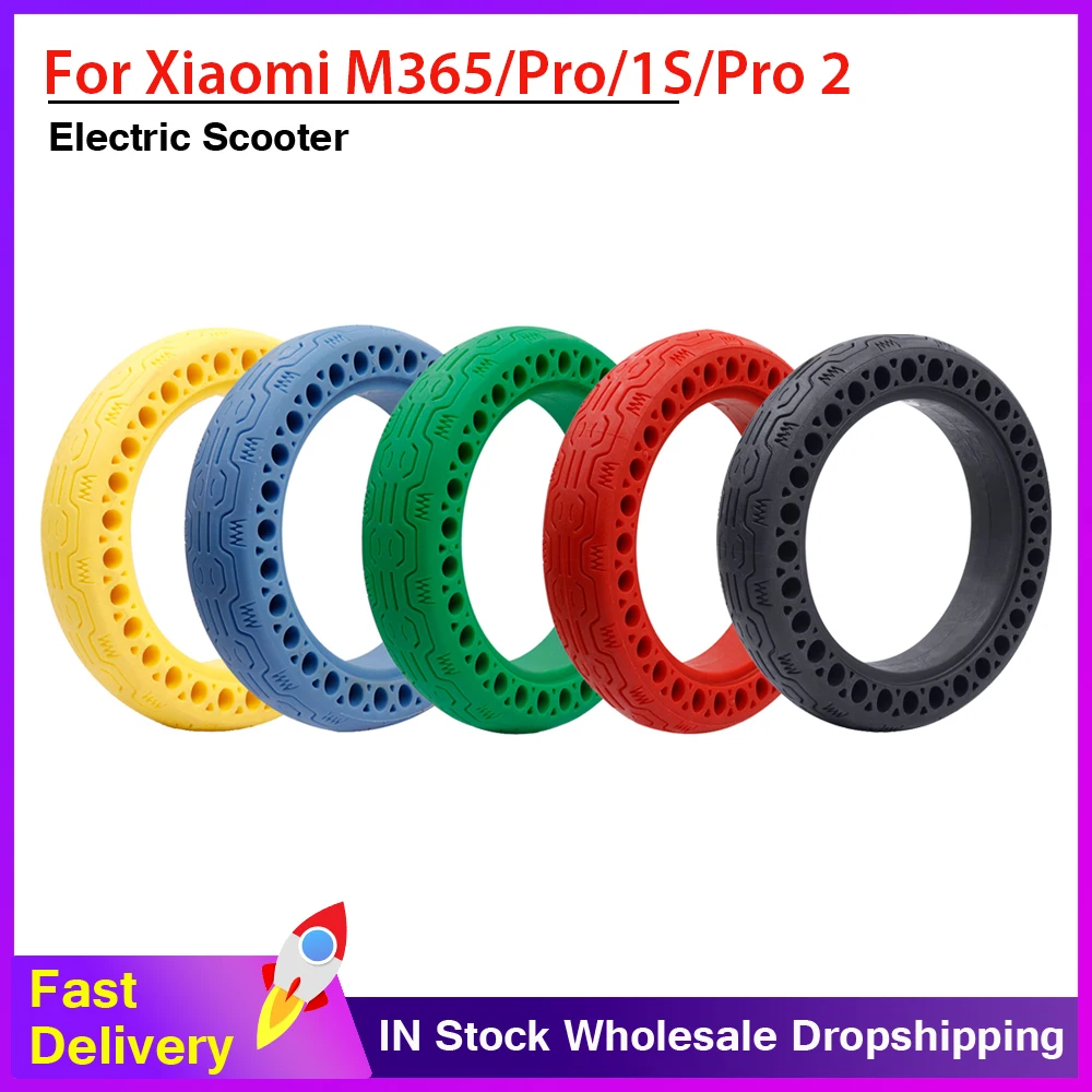 

Durable Updated Tyre Anti-Explosion Tire Electric Scooter Tubeless Hollow Solid Tyre Wheel for Xiaomi Pro M365 1S Pro 2 Fo Mi3