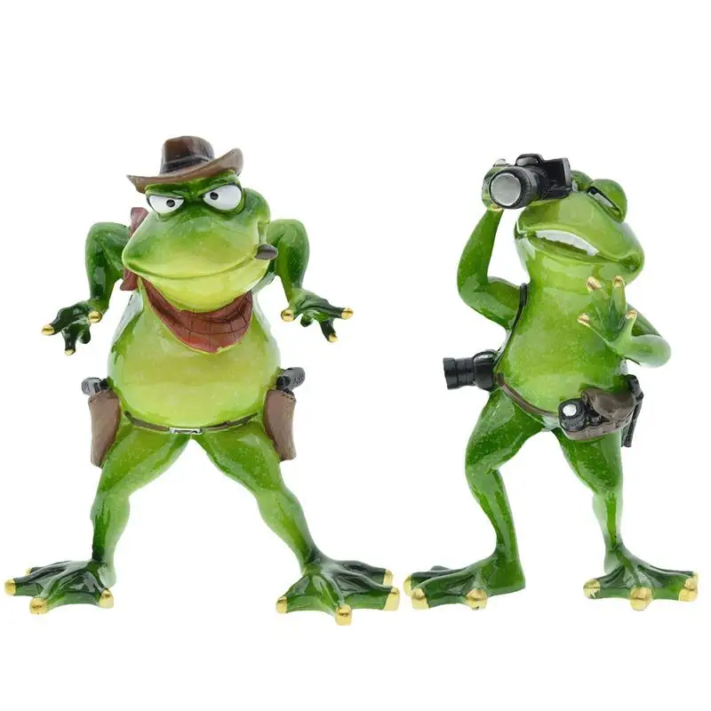 Western Cowboy Resin Front Porch Decorations Outdoor Waterproof Frog Garden Statues Frog Lawn Yard Decor for Porch
Western Cowboy Resin Front Porch Decorations Outdoor Waterproof Frog Garden Statues Frog Lawn Yard Decor for Porch