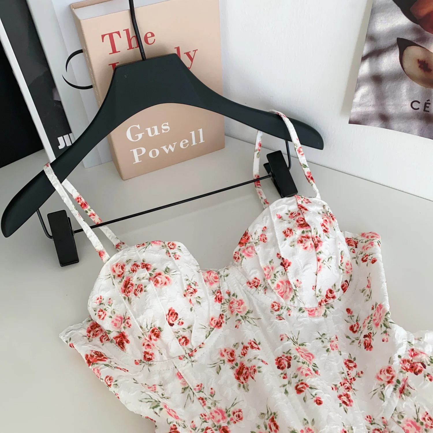 Sexy Slim Corset ruffle print Chic Korean Camis Tank Top Basic Fashion Off Shoulder Summer Women Clothing 55 Sec4c0c0d32d44a6ca319296ca06bfb36o