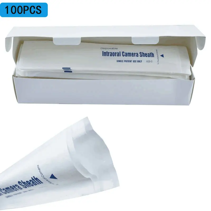 100Pcs/box Dental Intraoral Camera Sheath Film Disposable Protective Cover Intraoral Camera Sleeves Oral Endoscope Sheath Clinic
100Pcs/box Dental Intraoral Camera Sheath Film Disposable Protective Cover Intraoral Camera Sleeves Oral Endoscope Sheath Clinic