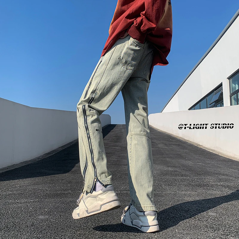High Street Zipper Jeans Man Black Blue Gray Color Hiphop Punk Pants Plus Size 3XL 4XL 5XL
High Street Zipper Jeans Man Black Blue Gray Color Hiphop Punk Pants Plus Size 3XL 4XL 5XL