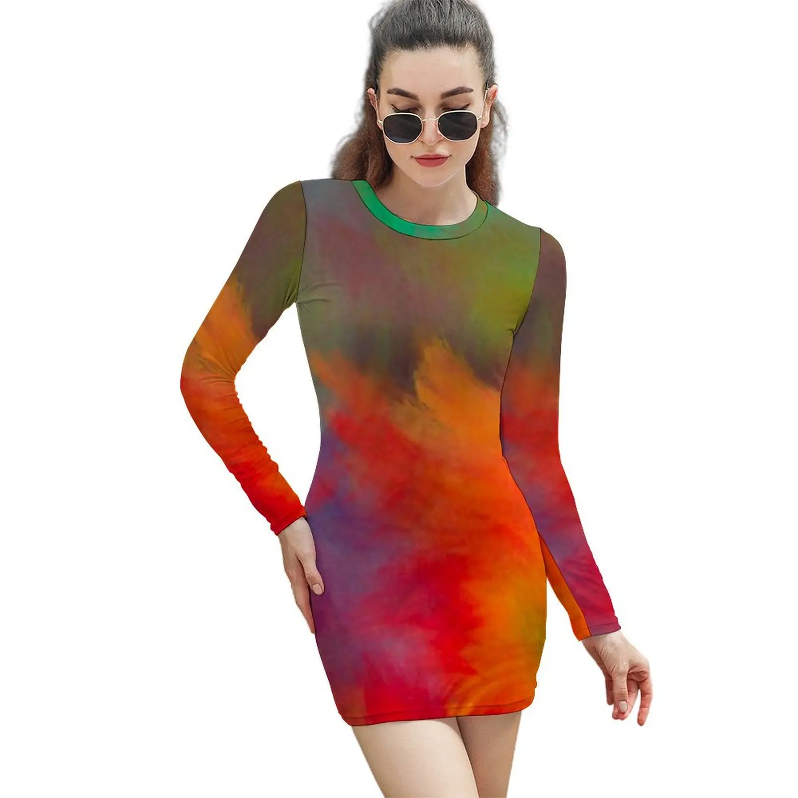 Abstract Colorful Paint Strokes Long-Sleeved Sheath Dress Long-Sleeved Sheath Dress dress summer purple
Abstract Colorful Paint Strokes Long-Sleeved Sheath Dress Long-Sleeved Sheath Dress dress summer purple