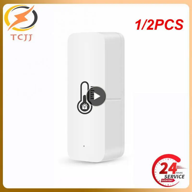1/2PCS Tuya WIFI Temperature and Humidity Sensor Indoor Hygrometer Controller Smart Home APP Monitoring For Alexa
1/2PCS Tuya WIFI Temperature and Humidity Sensor Indoor Hygrometer Controller Smart Home APP Monitoring For Alexa