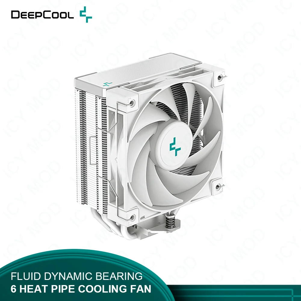 Воздушный кулер для процессора DeepCool PWM с вентилятором 12 см FDB, 6 тепловыми трубками, радиатором, чипом охлаждения для процессора Intel/AMD, AK400/AK400 WH
Воздушный кулер для процессора DeepCool PWM с вентилятором 12 см FDB, 6 тепловыми трубками, радиатором, чипом охлаждения для процессора Intel/AMD, AK400/AK400 WH
