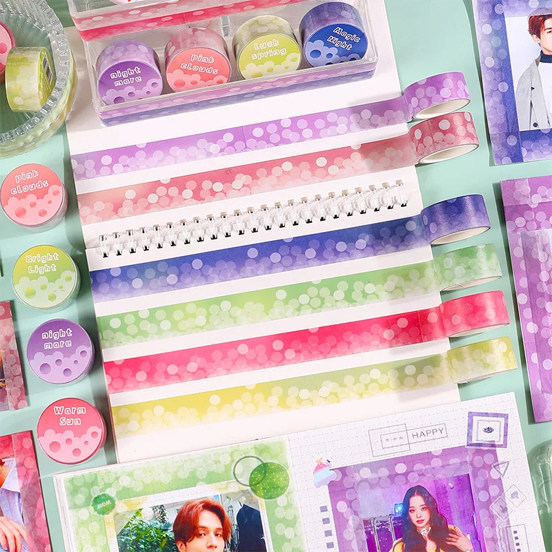 

1 Rolls Cute Journal Washi Tape Adhesive Masking Tape Kawaii Decorative Photo Album Scrapbooking Diary Stationery