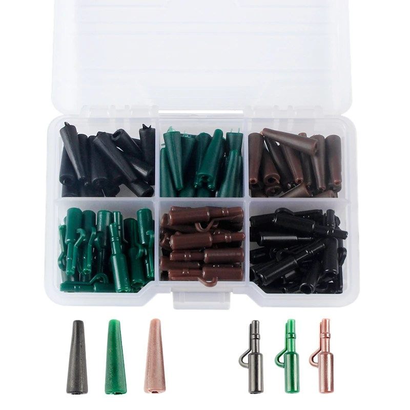 120Pcs Carp Fishing Tackle Kit, Clip Tail Cone Rolling Swivel With Assortment Box Fishing Accessories
120Pcs Carp Fishing Tackle Kit, Clip Tail Cone Rolling Swivel With Assortment Box Fishing Accessories