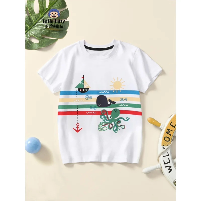 Senior Children's Clothing Summer2024Summer Trendy Cool Boys Short Sleeve Children WhiteTSummer Men's Shirt One Piece Dropshippi
Senior Children's Clothing Summer2024Summer Trendy Cool Boys Short Sleeve Children WhiteTSummer Men's Shirt One Piece Dropshippi