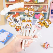 1pc Cartoon Tiger Gel Pen Black Ink Press Neutral Pens Kawaii Stationery Student Writing Tools School Office Supplies 
1pc Cartoon Tiger Gel Pen Black Ink Press Neutral Pens Kawaii Stationery Student Writing Tools School Office Supplies