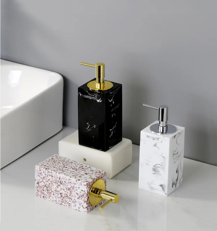 Hand Sanitizer Bottle Creative Bathroom Decoration Marble Pattern Soap Dispenser Shower Gel Dispenser Empty Bottle Press Bottle
Hand Sanitizer Bottle Creative Bathroom Decoration Marble Pattern Soap Dispenser Shower Gel Dispenser Empty Bottle Press Bottle