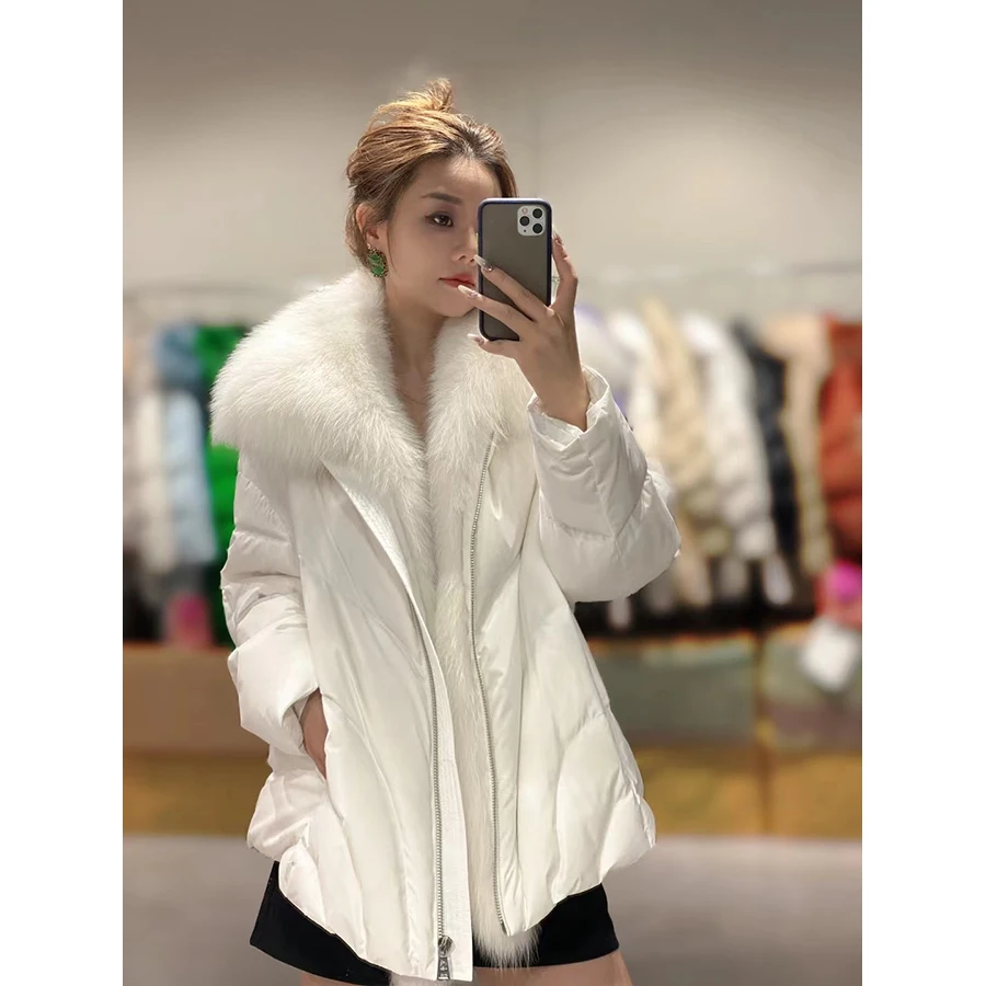 Real Fox Fur Down Jacket Winter Best Selling Short Style Fashion Women Clothing
Real Fox Fur Down Jacket Winter Best Selling Short Style Fashion Women Clothing