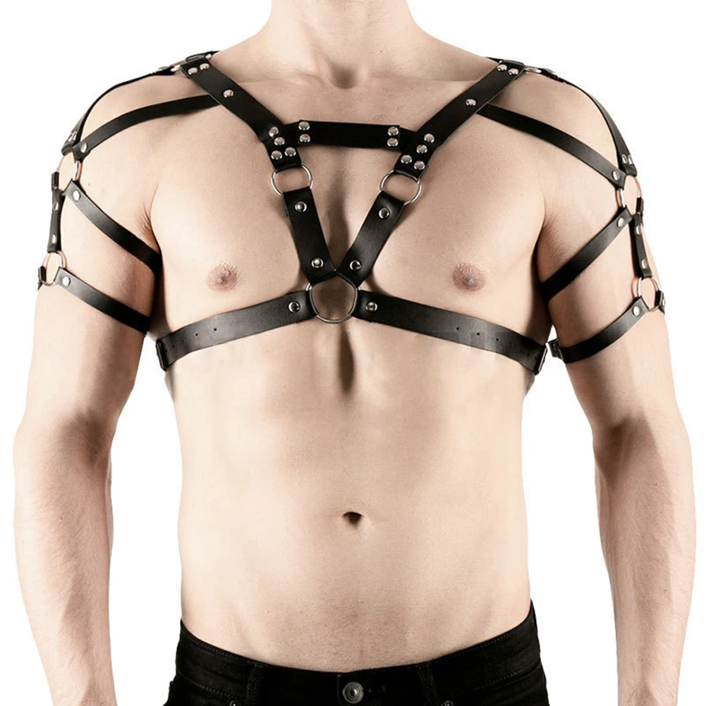 Women Sexy PU Leather Chest Body Harness Straps Lingerie Bondage Clubwear Costume Men Breathable Jockstrap Underwear
Women Sexy PU Leather Chest Body Harness Straps Lingerie Bondage Clubwear Costume Men Breathable Jockstrap Underwear