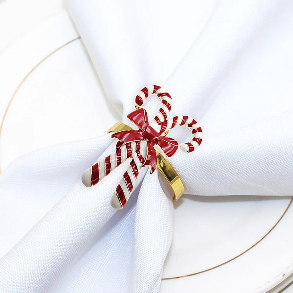 Christmas Napkin Rings Candy Cane Napkin Holders Bow 4Pcs Metal Serviette Buckle Christmas Holiday Party Dinner Table Setting
Christmas Napkin Rings Candy Cane Napkin Holders Bow 4Pcs Metal Serviette Buckle Christmas Holiday Party Dinner Table Setting
