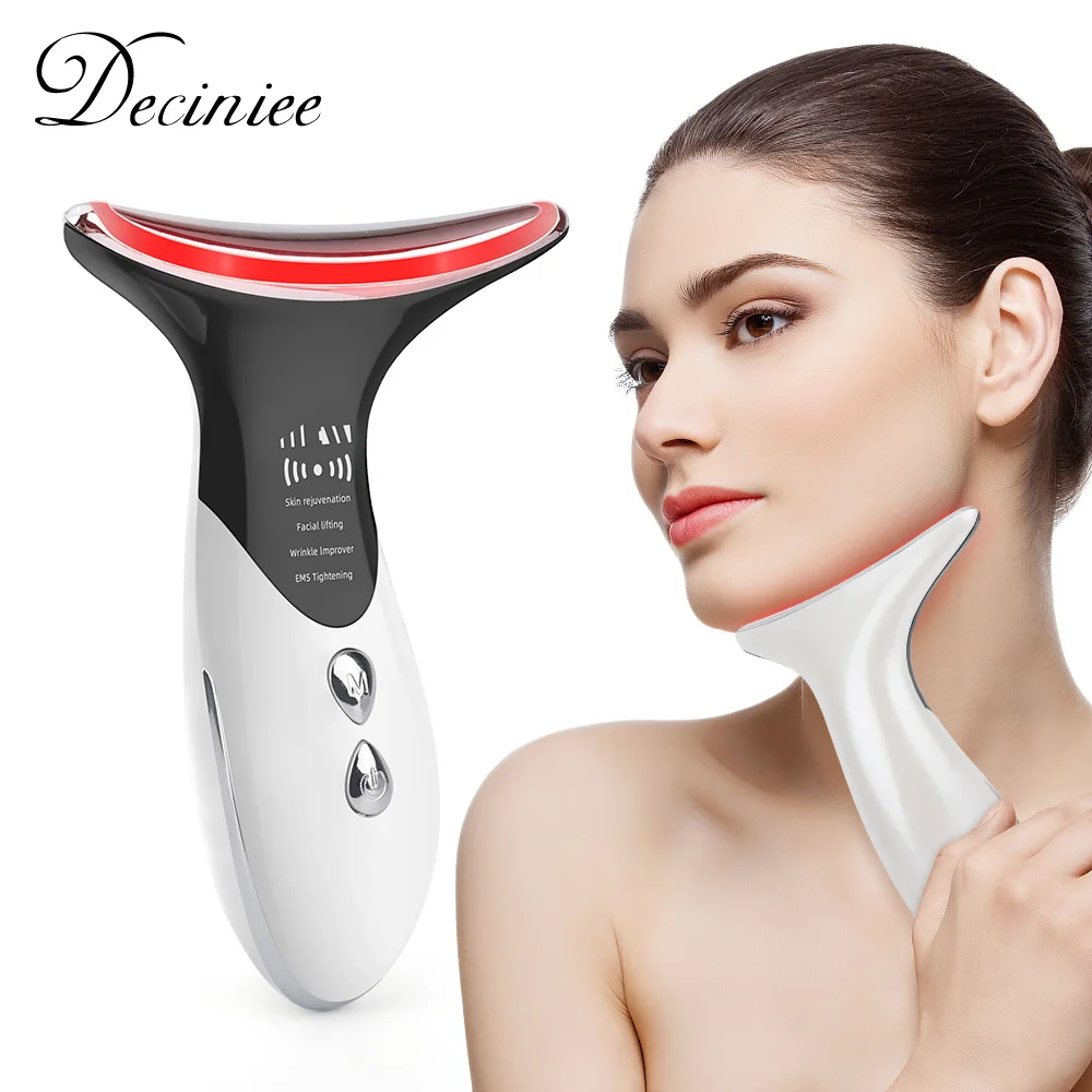 Neck Anti Wrinkle Face Lifting Beauty Device LED Photon Therapy Skin Care EMS Tighten Massager Reduce Double Chin Wrinkleremoval
Neck Anti Wrinkle Face Lifting Beauty Device LED Photon Therapy Skin Care EMS Tighten Massager Reduce Double Chin Wrinkleremoval