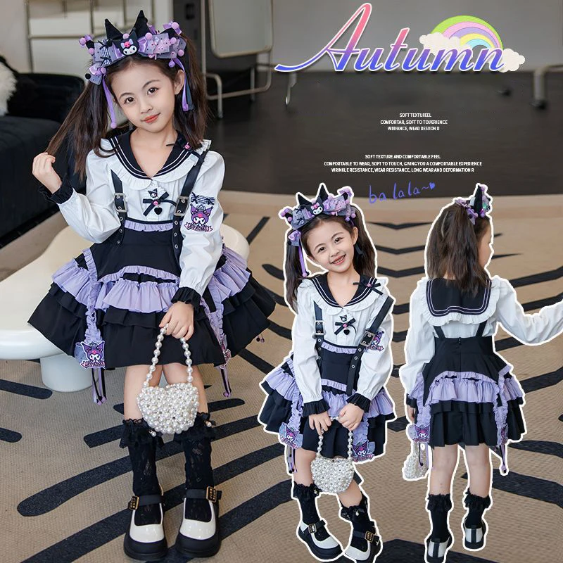 2023 платье для девочек Kuromi Lolita аниме мультфильм Sanrio платье принцессы женское платье Детские платья рубашки на бретельках плиссированная юбка в подарок для девочек
2023 платье для девочек Kuromi Lolita аниме мультфильм Sanrio платье принцессы женское платье Детские платья рубашки на бретельках плиссированная юбка в подарок для девочек