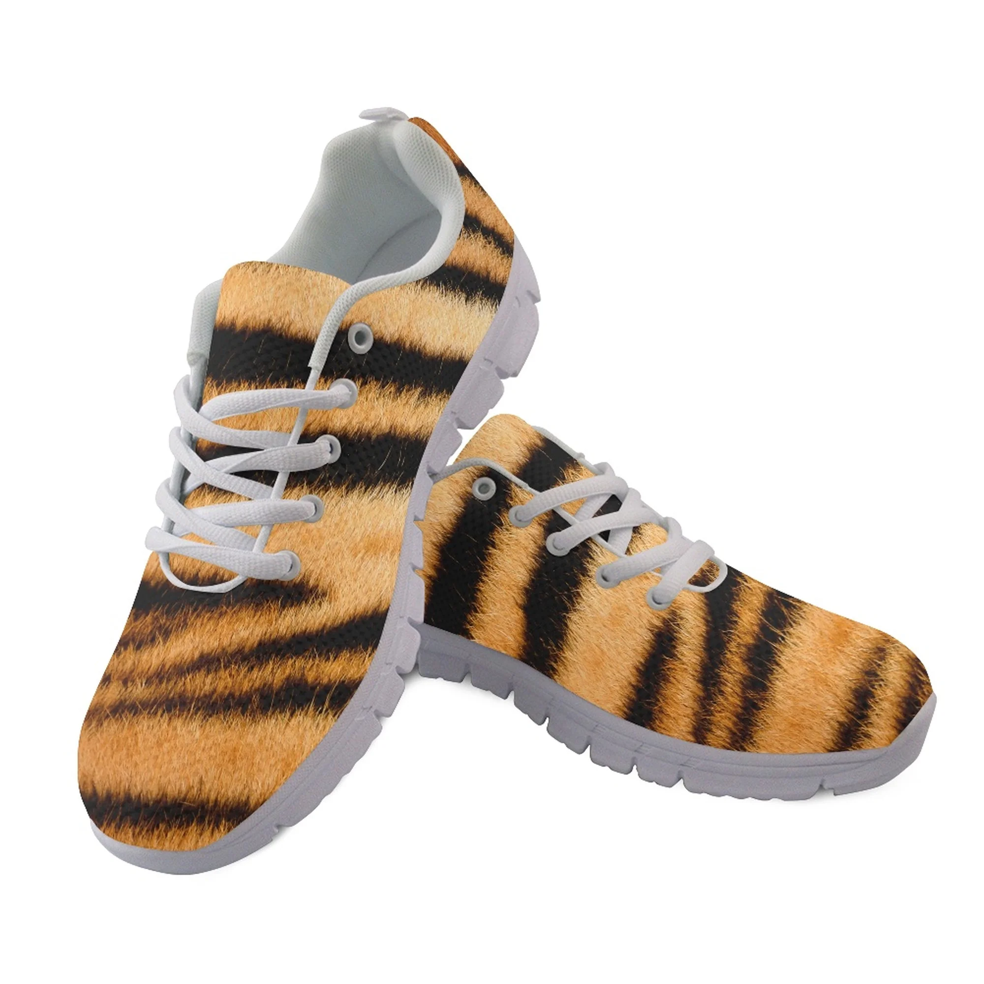 Yikeluo Fashion Tiger Stripe Pattern Print Flat Shoes for Women Autumn Spring Soft Sneakers Lightweight Outdoor Sport Shoes
Yikeluo Fashion Tiger Stripe Pattern Print Flat Shoes for Women Autumn Spring Soft Sneakers Lightweight Outdoor Sport Shoes